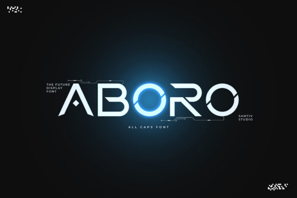 Aboro: A Futuristic Display Font That Elevates Real Branding Work