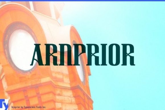 Arnprior: A Playful, Modular Display Font for Branding