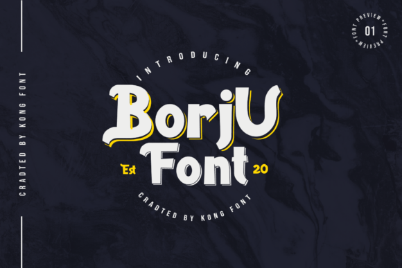 Borju: A Playful Font for Digital Design