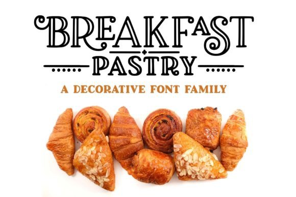 Breakfast Pastry: A Playful Display Font for Digital Branding