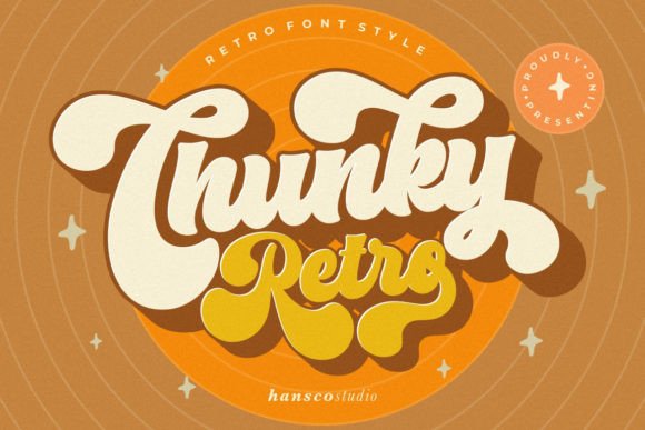 Chunky Retro: A Display Font That Feels Like a Warm, Confident Handshake