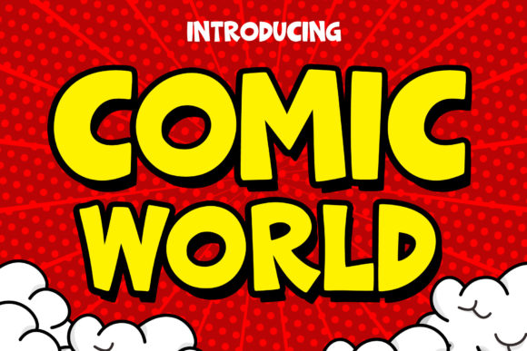 Comic World: A Vintage Display Font for Handmade Brands