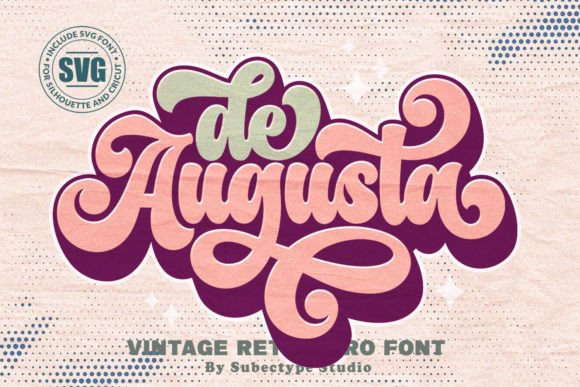 De Augusta: A Bold Vintage Display Typeface for Editorial Design