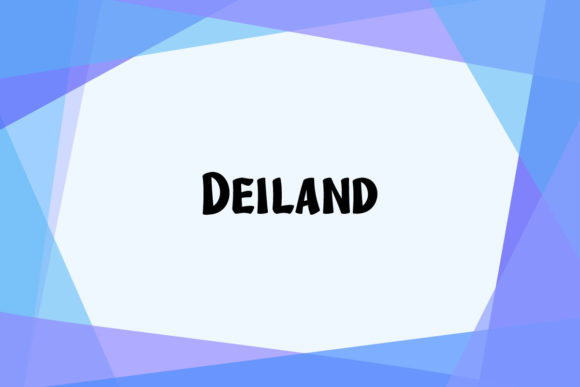 Deiland: A Playful Display Font for Scroll-Stopping Marketing
