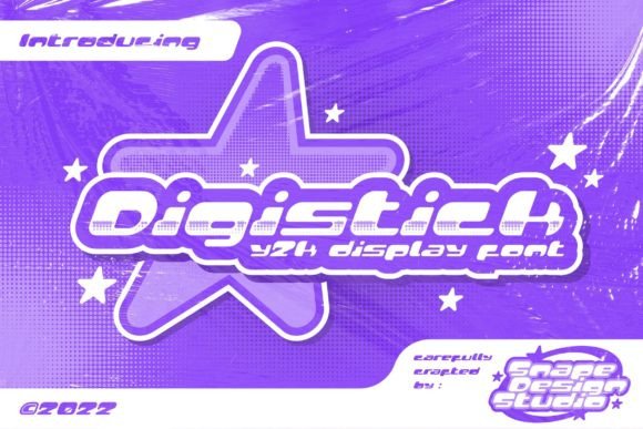 Digistick: A Futuristic Display Font for Memorable Branding