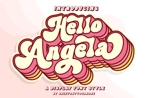 Hello Angela: A Display Font That Feels Like a Thoughtful Hello