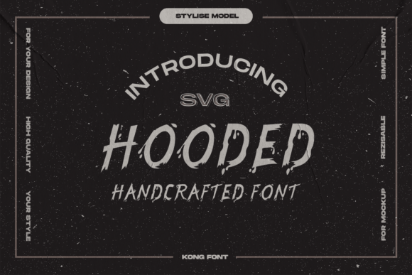 Hooded: A Playful Display Font for Editorial Design
