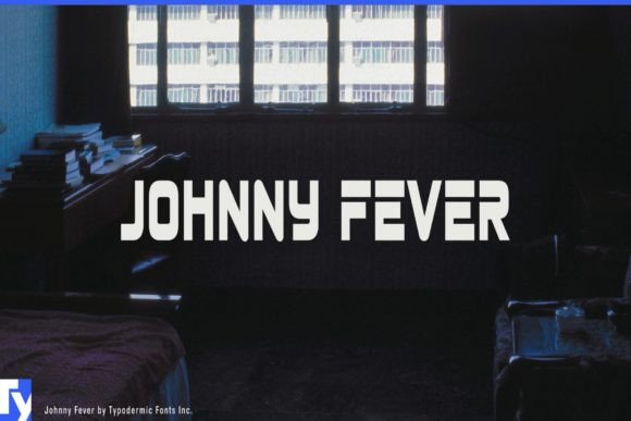 Johnny Fever: A Retro Display Font That Cuts Through the Feed
