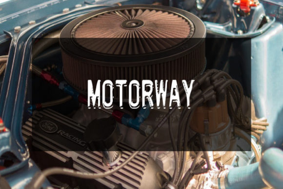 Motorway: A Standout Display Font for Small Business Branding
