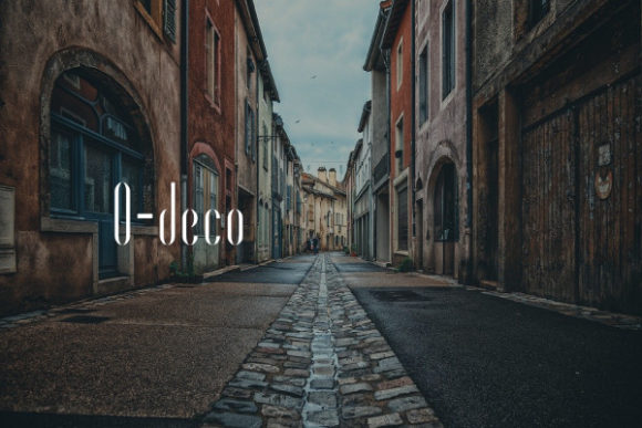 O-deco: A Slim, Elegant Display Font for Thoughtful Design