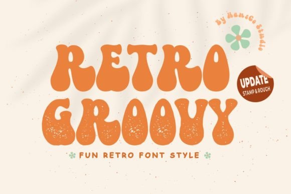 Retro Groovy: A Timeless Typographic Charm for Digital Design