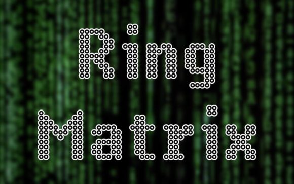 Ring Matrix: A Bold, Sci-Fi Display Typeface for Editorial Impact
