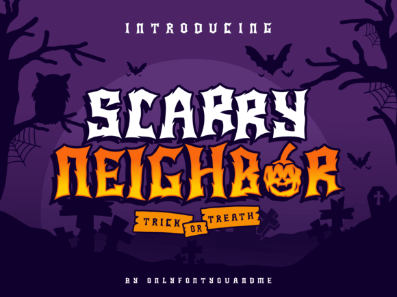 Scary Neighbor: A Font That Adds Spooky Flair to Branding