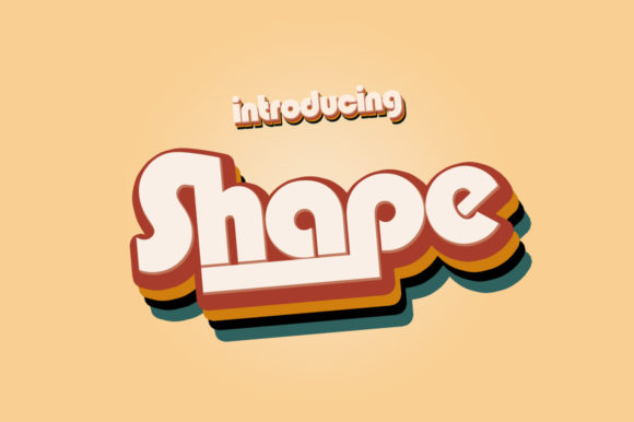 Shape Font: A Display Typeface That Elevates Handmade Brands