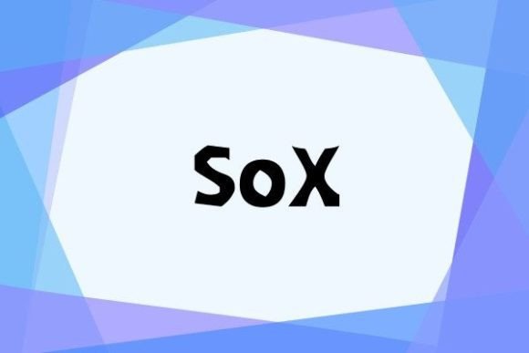 Sox: A Modern Display Font for Digital Design