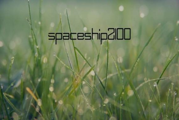 Spaceship2100: A Modern Display Font for Handmade Makers