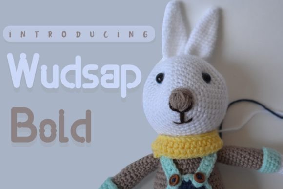 Wudsap: A Playful Display Font for Editorial Design